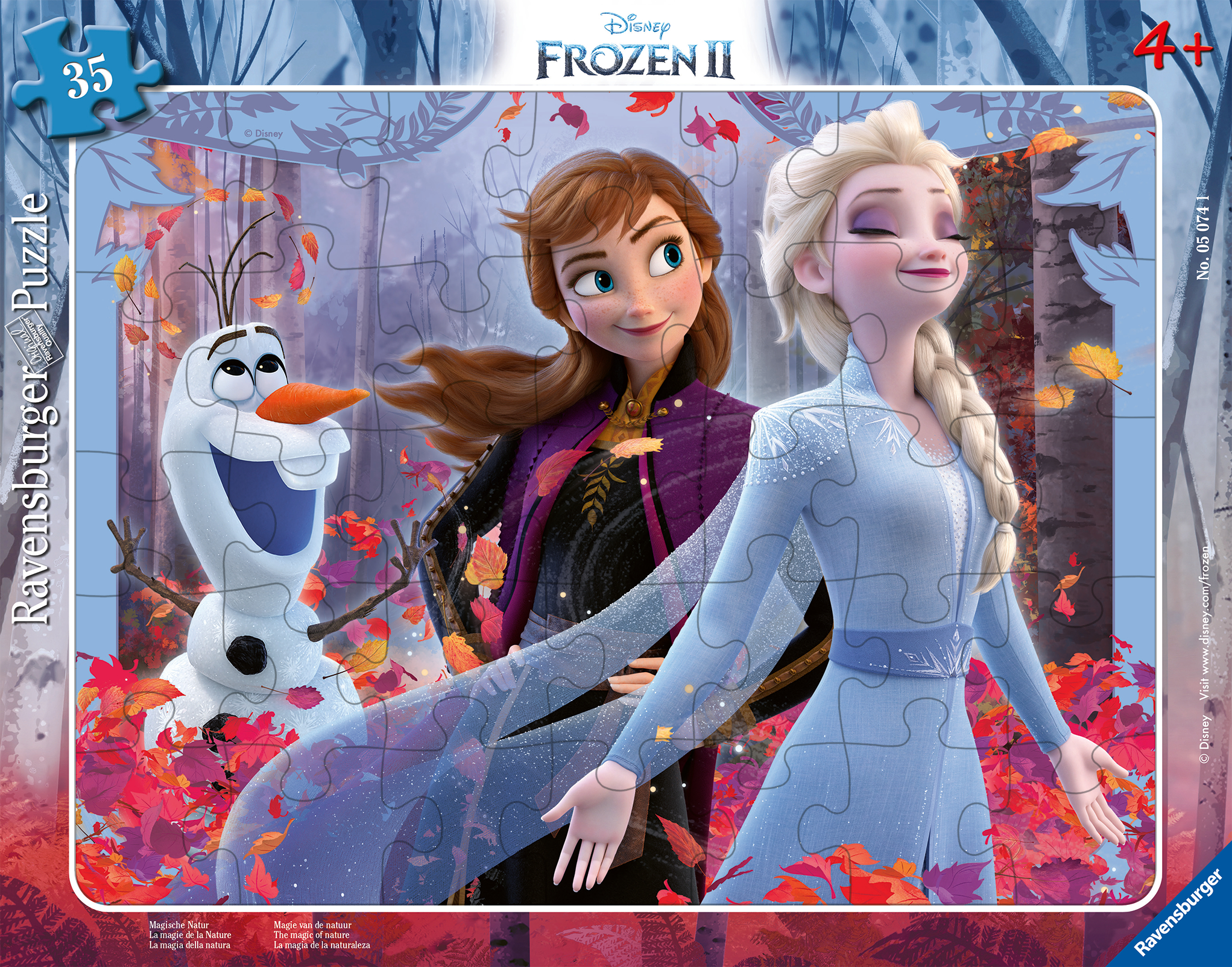Ravensburger suur plaatpusle 35 tk Frozen II 1 Ravensburger suur plaatpusle 35 tk Frozen II