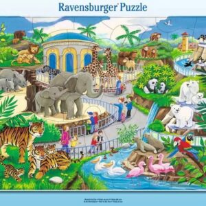 Ravensburger suur plaatpusle 45 tk Loomaaed