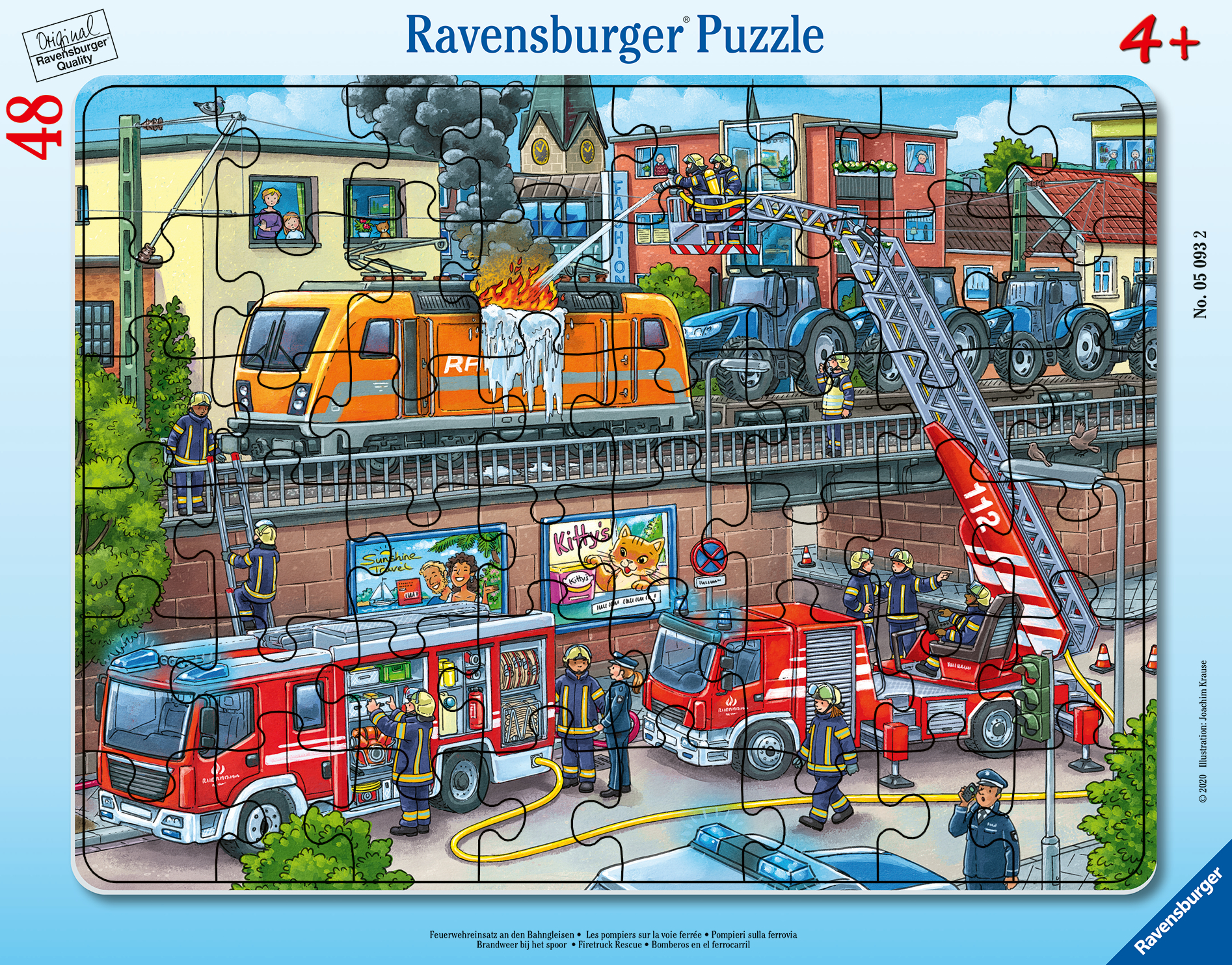 Ravensburger suur plaatpusle 48 tk Tuletõrje 1 Ravensburger suur plaatpusle 48 tk Tuletõrje