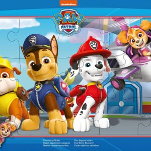 Ravensburger väike plaatpusle 15 tk Käpa patrull Neli vaprat kaitsjat