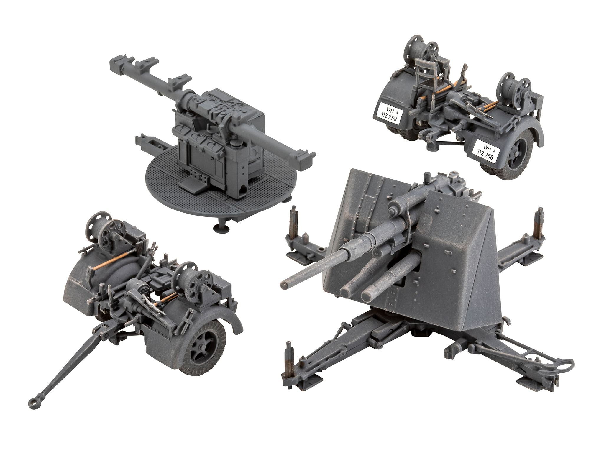 Revell liimitav mudel 8,8 cm Flak 37 + Sd.Anh.202 1:72 1 Revell liimitav mudel 8,8 cm Flak 37 + Sd.Anh.202 1:72