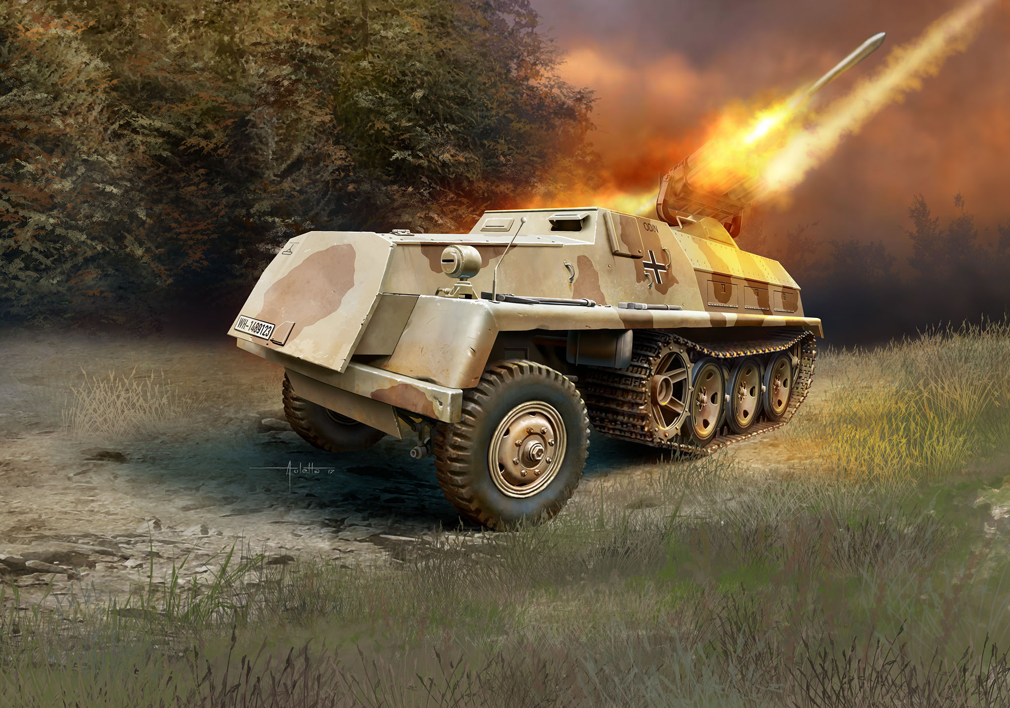 Revell liimitav mudel Panzerwerfer 42 auf sWS 1:72 2 Revell liimitav mudel Panzerwerfer 42 auf sWS 1:72 - Image 2