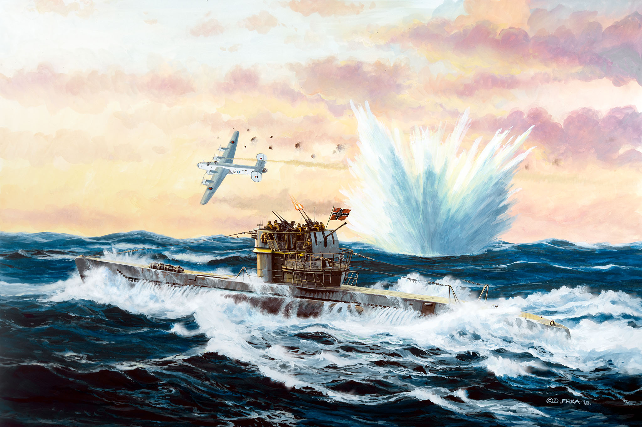 Revell liimitav mudel Saksa allveelaev VII C/41 1:350 3 Revell liimitav mudel Saksa allveelaev VII C/41 1:350 - Image 3