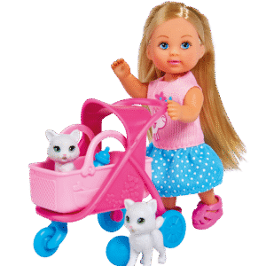 Simba nukk Evi vankriga