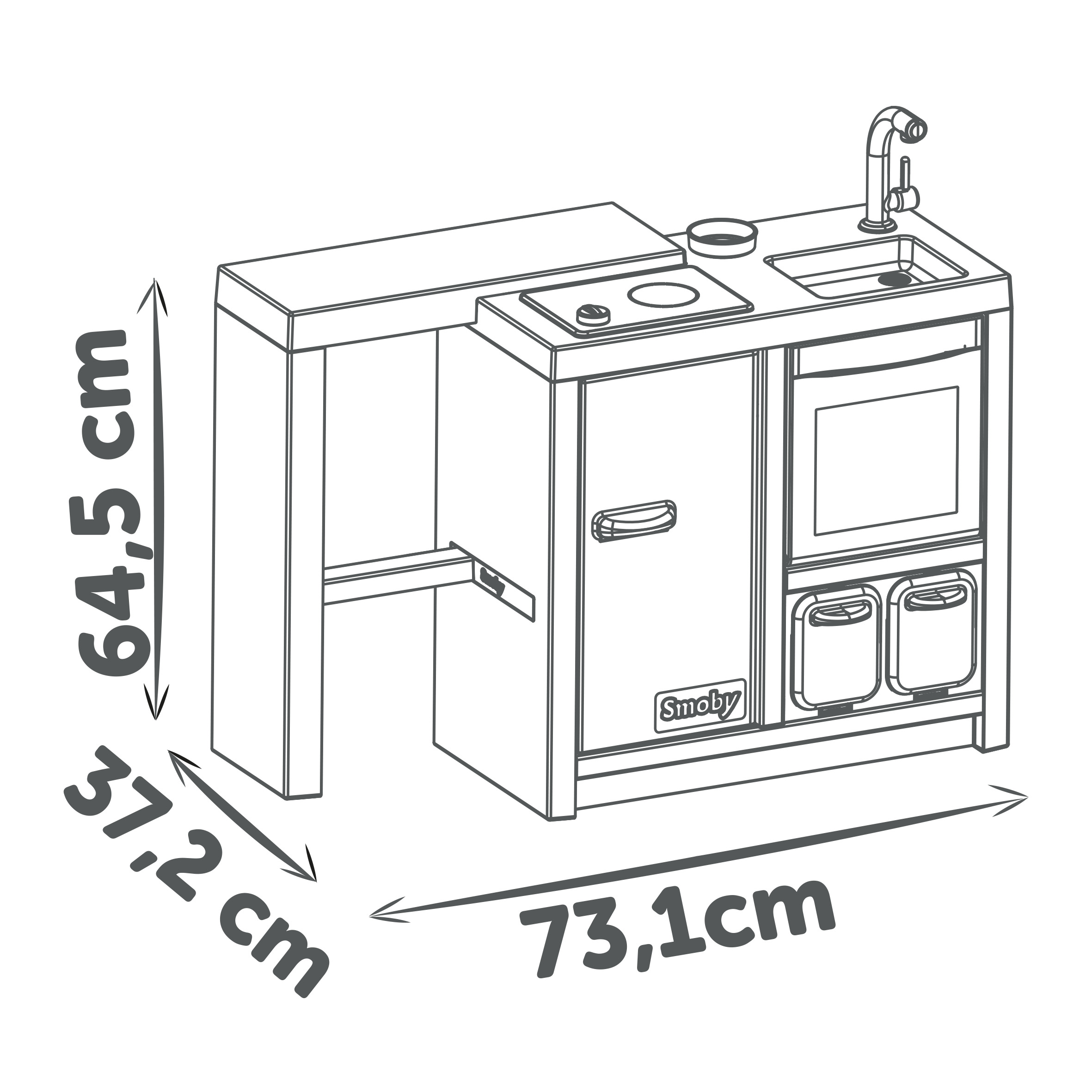 Smoby köögisaare mängukomplekt 2 Smoby köögisaare mängukomplekt - Image 2