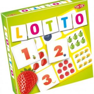 Tactic lauamäng Numbrite ja puuviljadega Loto