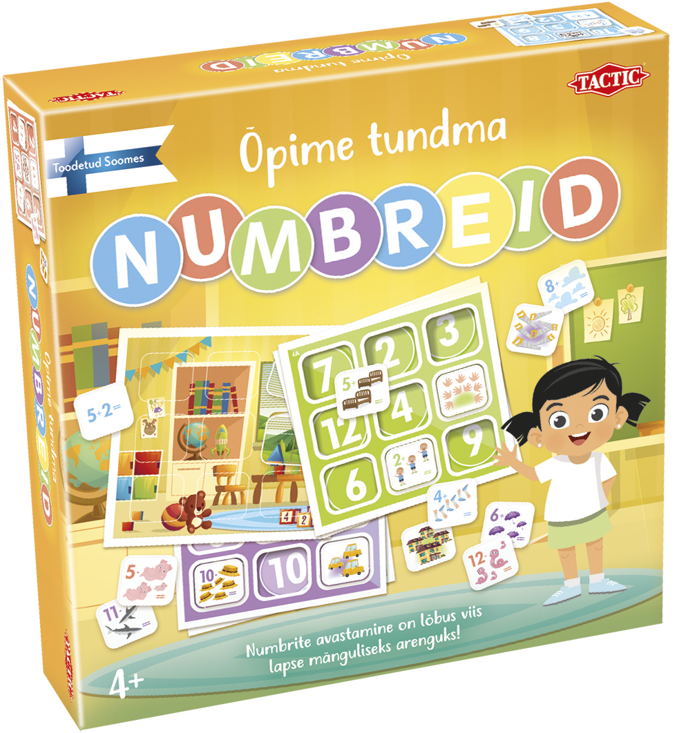 Tactic lauamäng Õpime tundma numbreid 1 Tactic lauamäng Õpime tundma numbreid