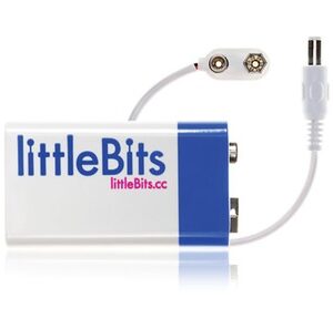 littleBits patarei + kaabel